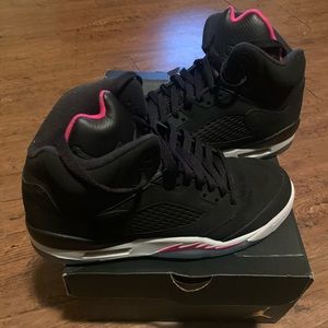 Air Jordan 5 Retro GG Black / Hot Pink
